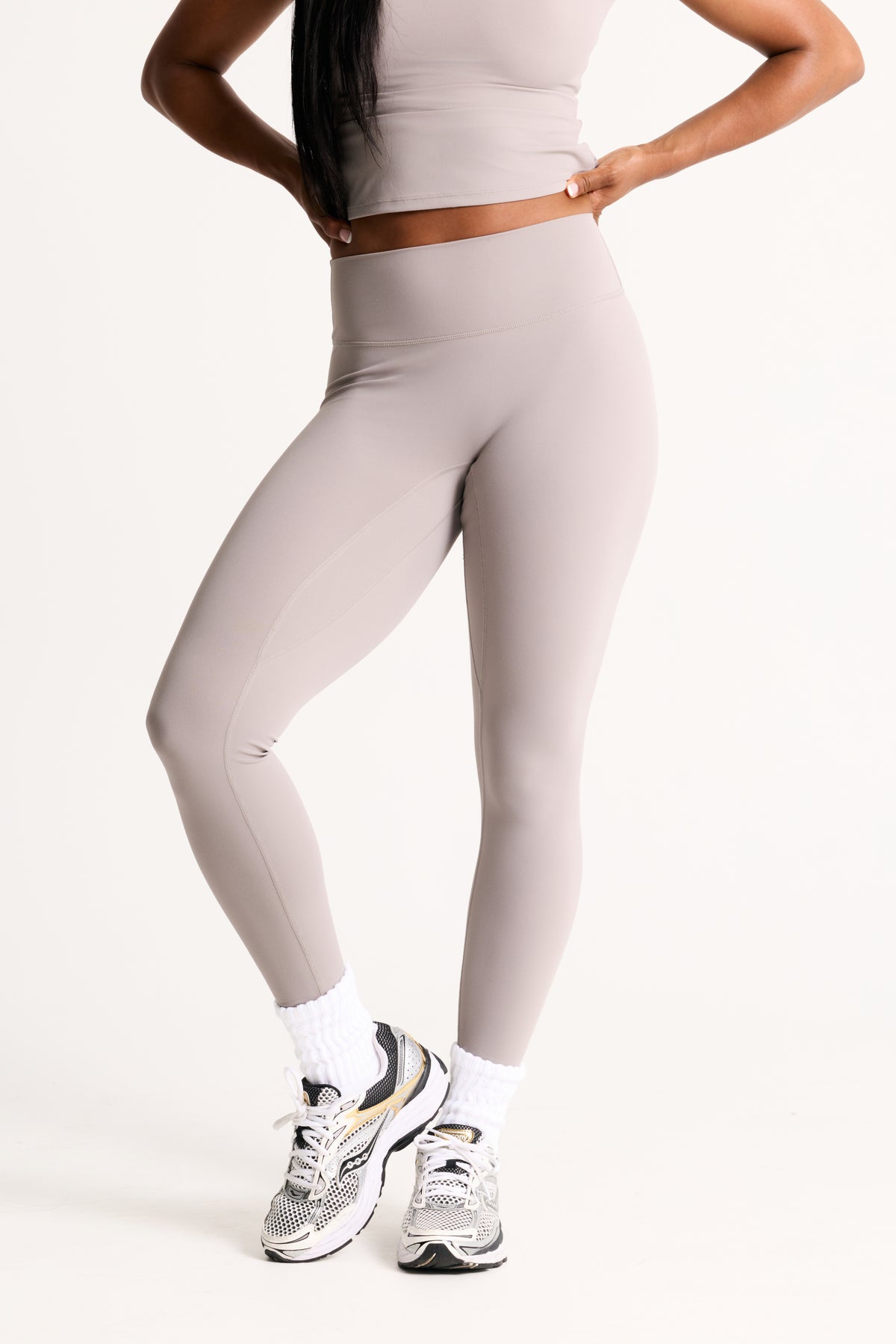 Salavou Ultimate Sculpt Leggings in Grey, high waisted