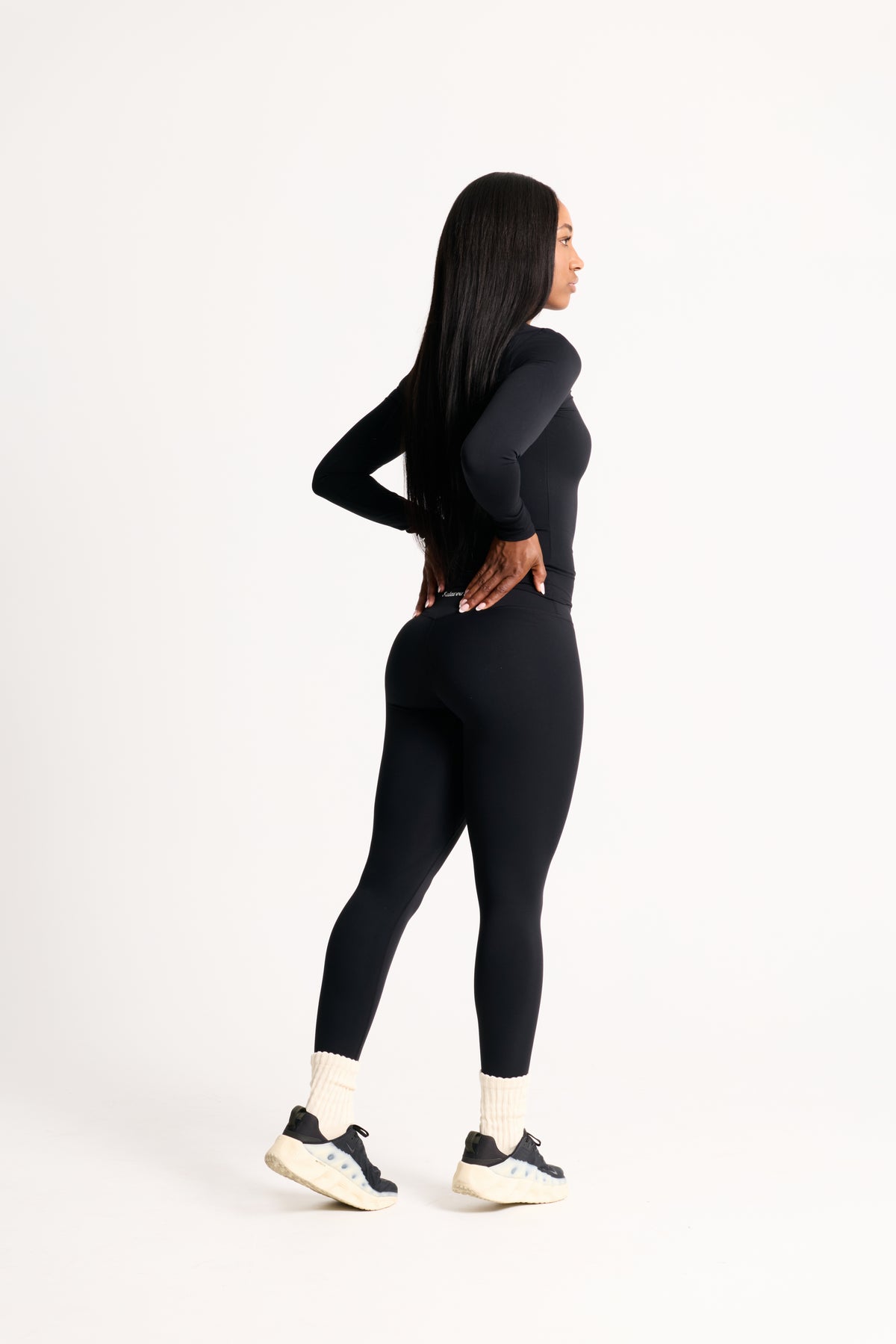 Salavou Ultimate Sculpt Leggings in Black, high waisted