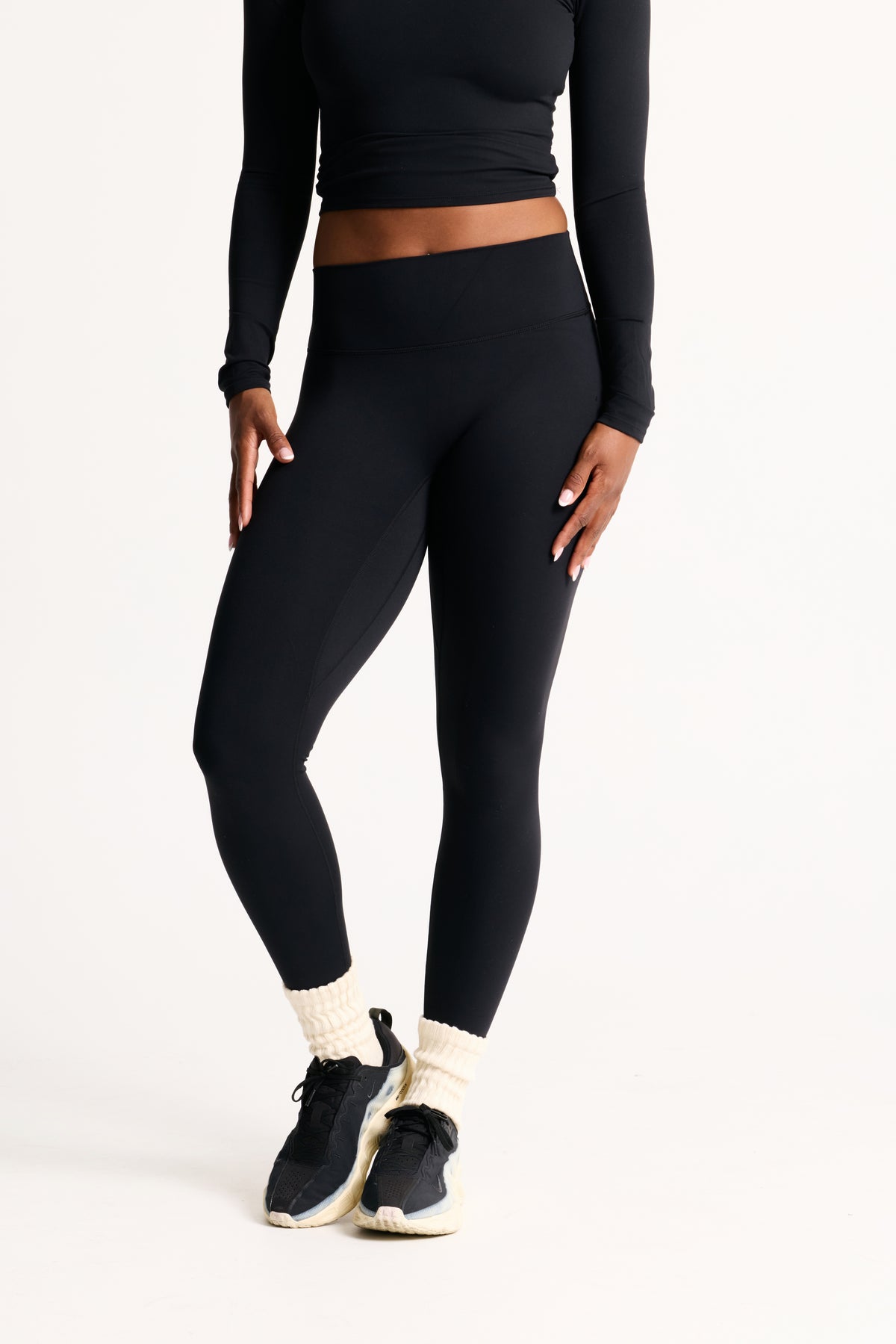 Salavou Ultimate Sculpt Leggings in Black, high waisted