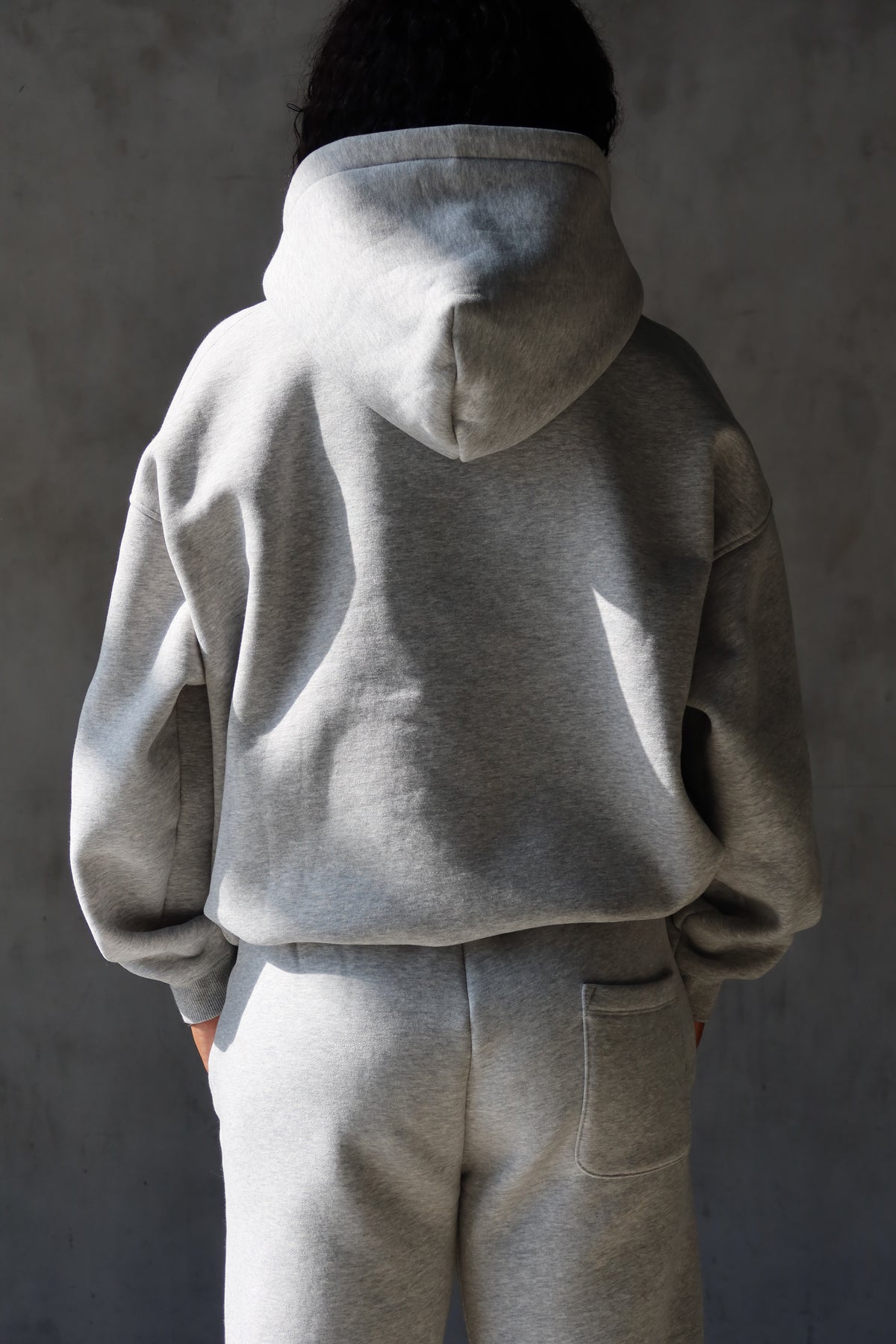 Salavou Everyday Hoodie in Grey, cozy fleece