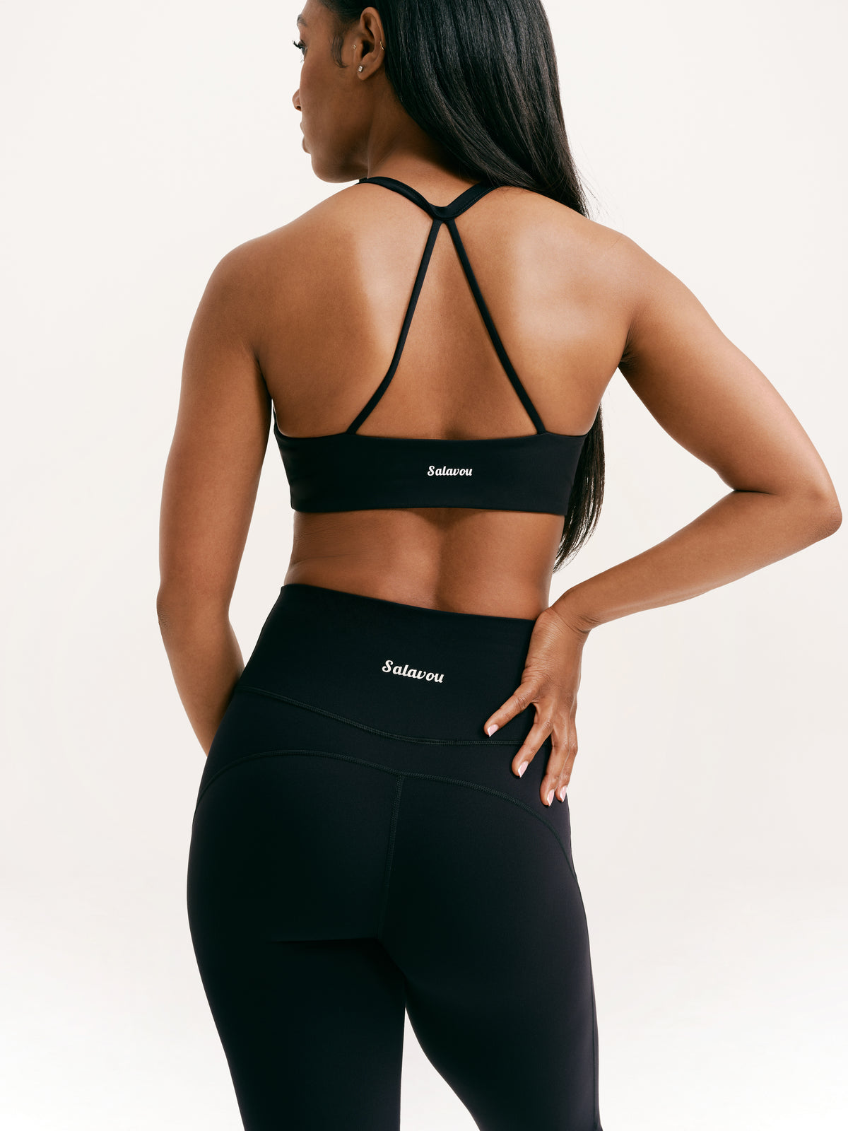 Salavou high waisted flare leggings