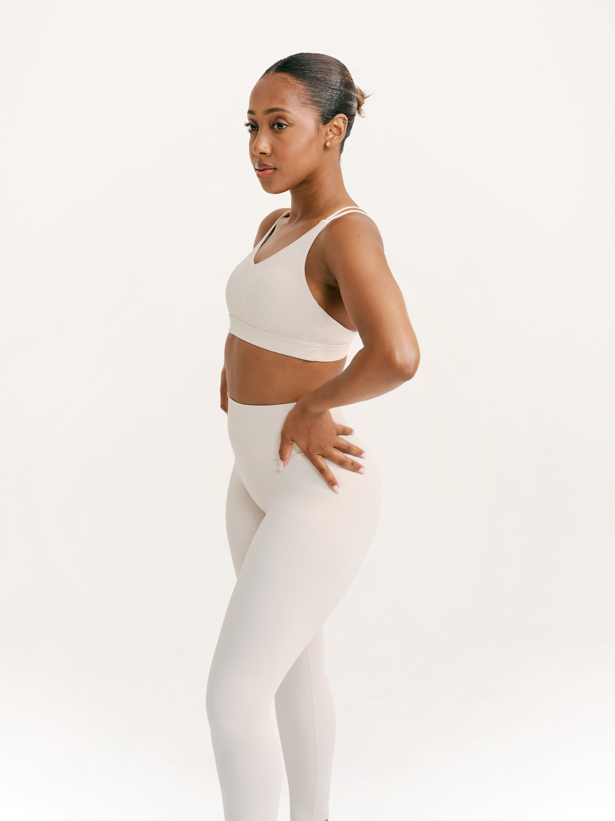 Salavou Signature Silhouette Leggings in Beige