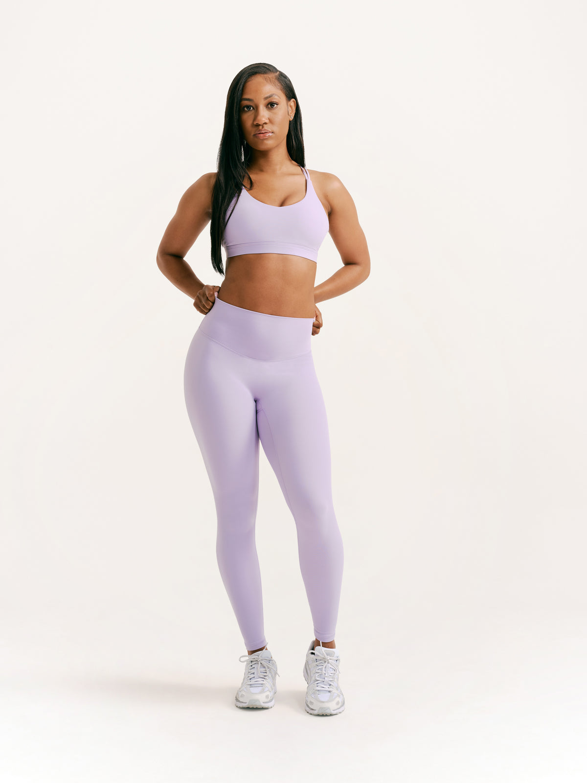 Salavou Signature Silhouette Leggings in Lavender