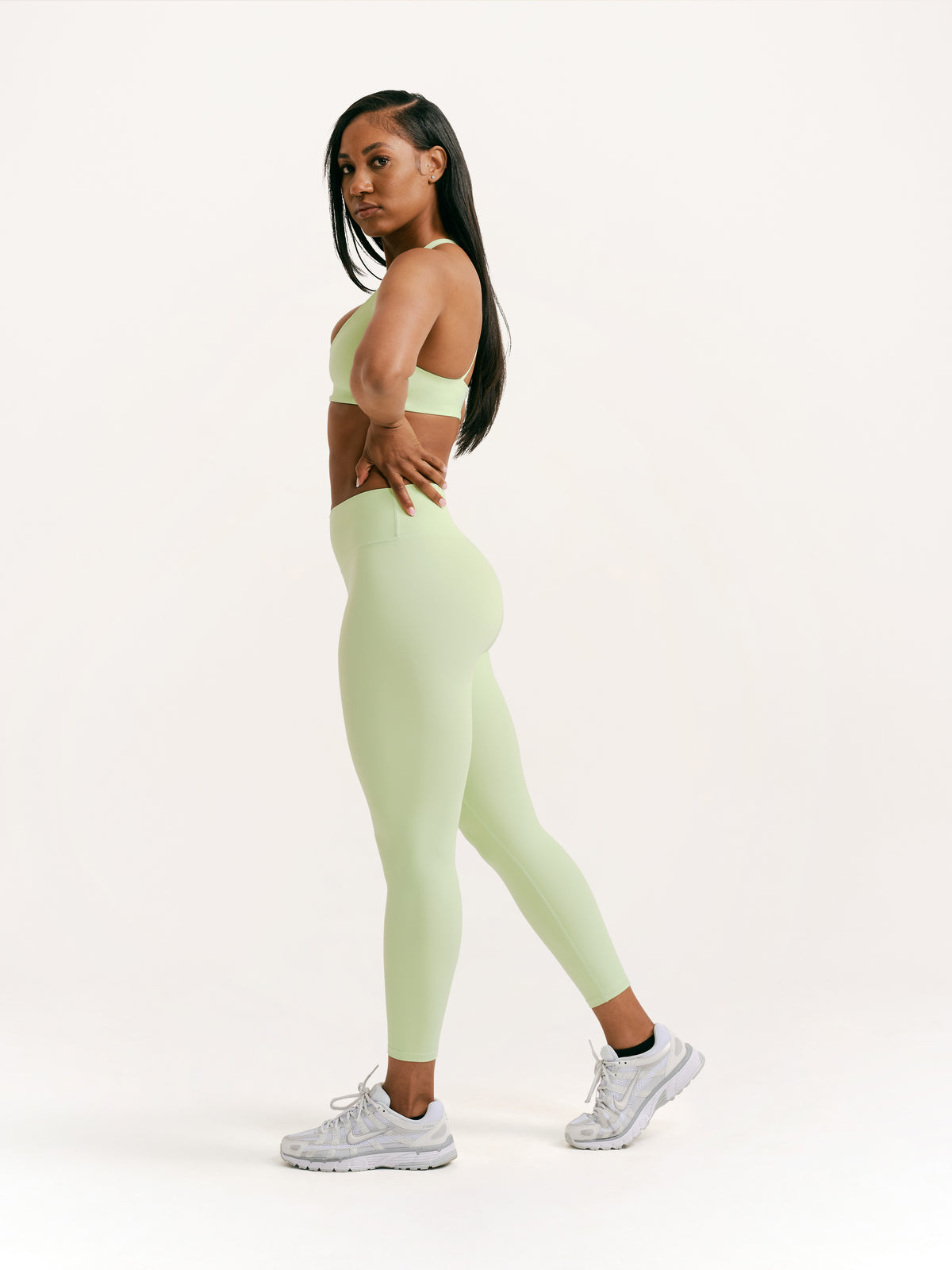 Salavou Ultimate Sculpt Leggings in Green, high waisted